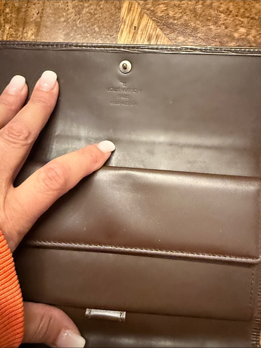 Louis Vuitton Brown Epi Textured Wallet - Picture 4 of 7